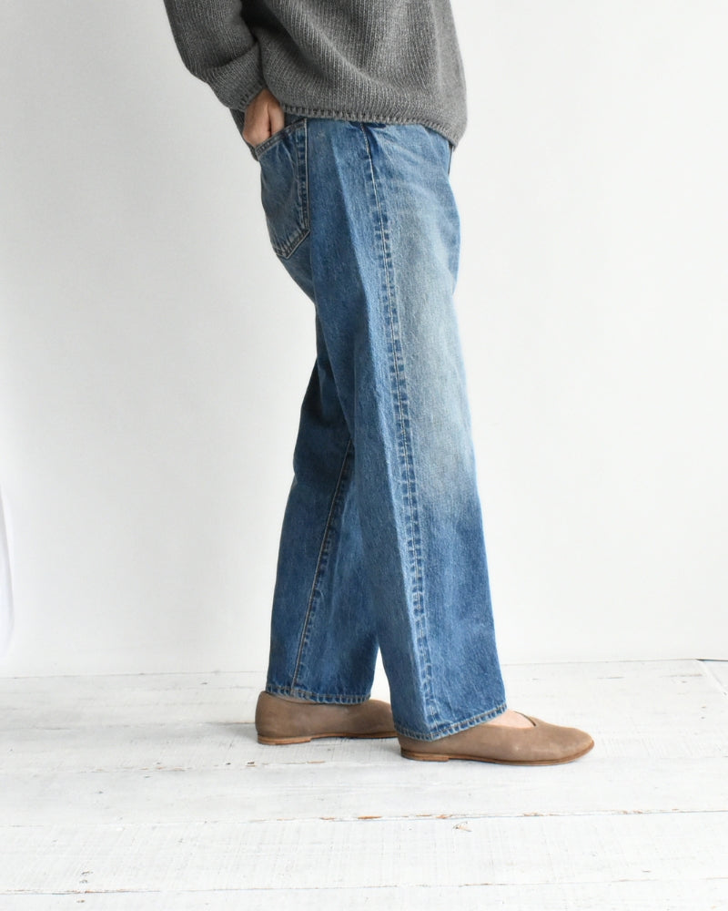 Selvedge Denim 5-Pocket Pants in VintageBlue