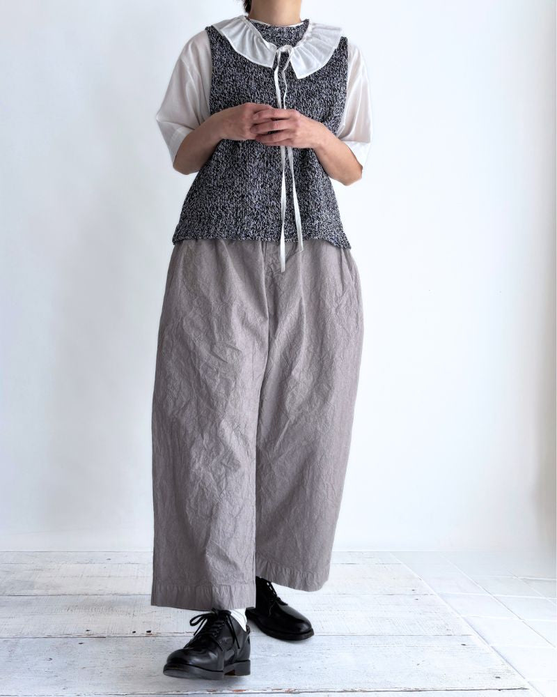 Garment dyed pants in Gray