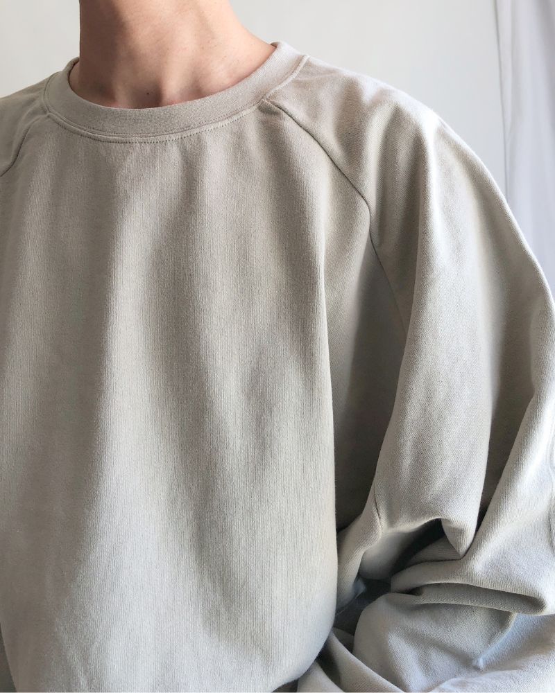 Lined Sweatshirt in Beige