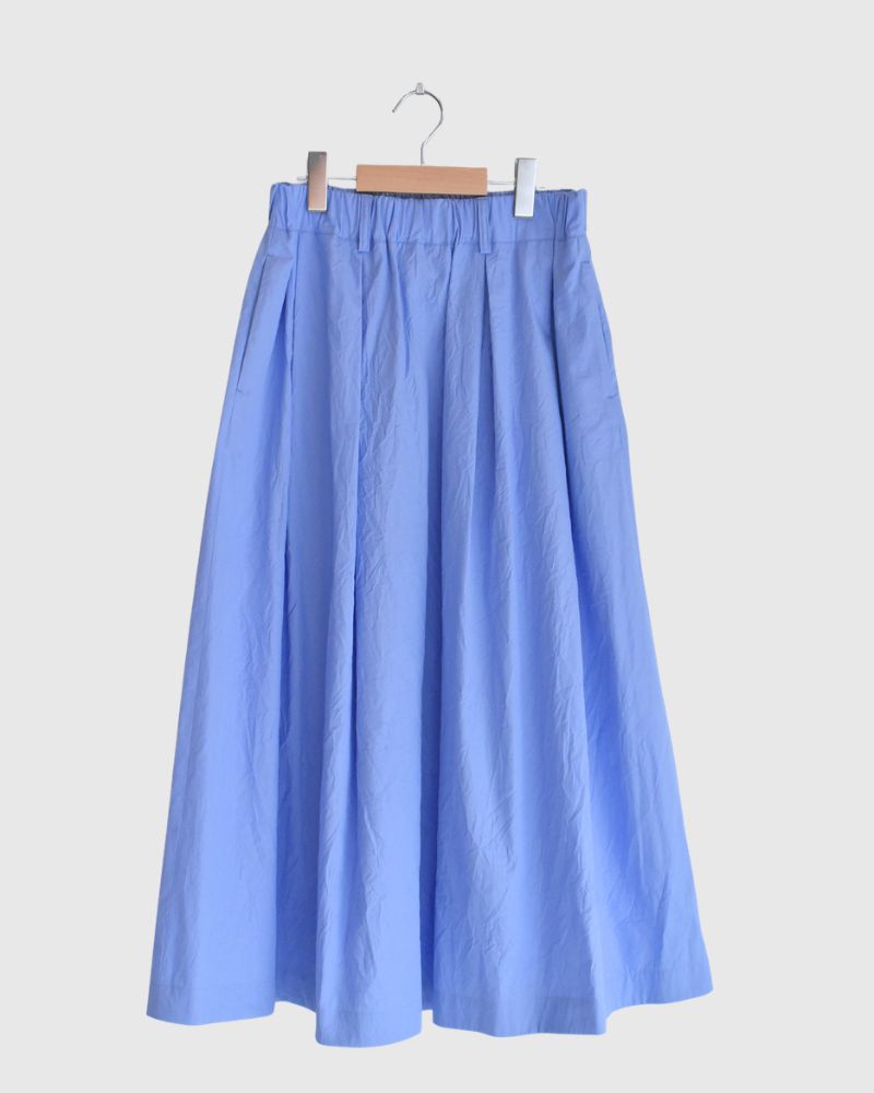 MIRA-CC Tuck Skirt in Sax