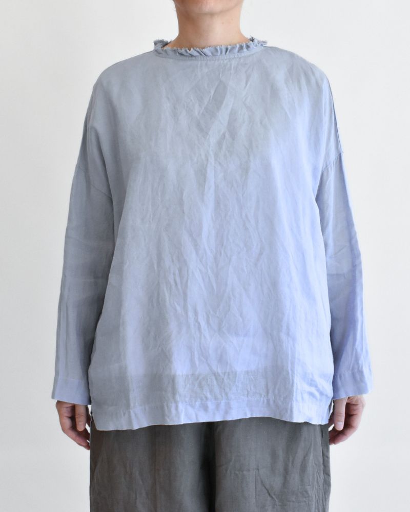 Tiny Frill Blouse in Blue