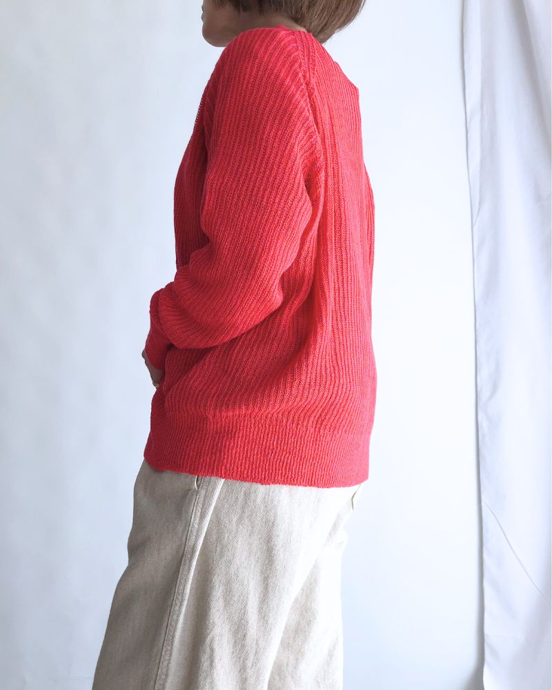 JAPAN WHOLEGARMENT Cardigan in Red