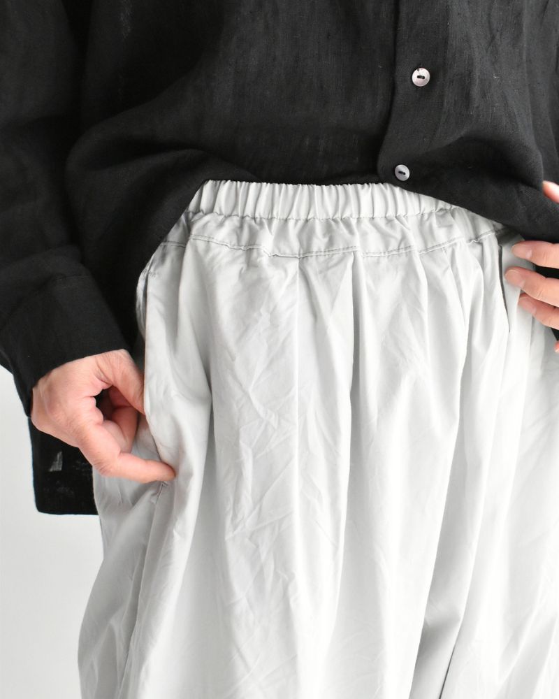 Combed Broad Slow Pants in SilverGray