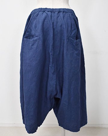 Linen Wide Sarouel Pants