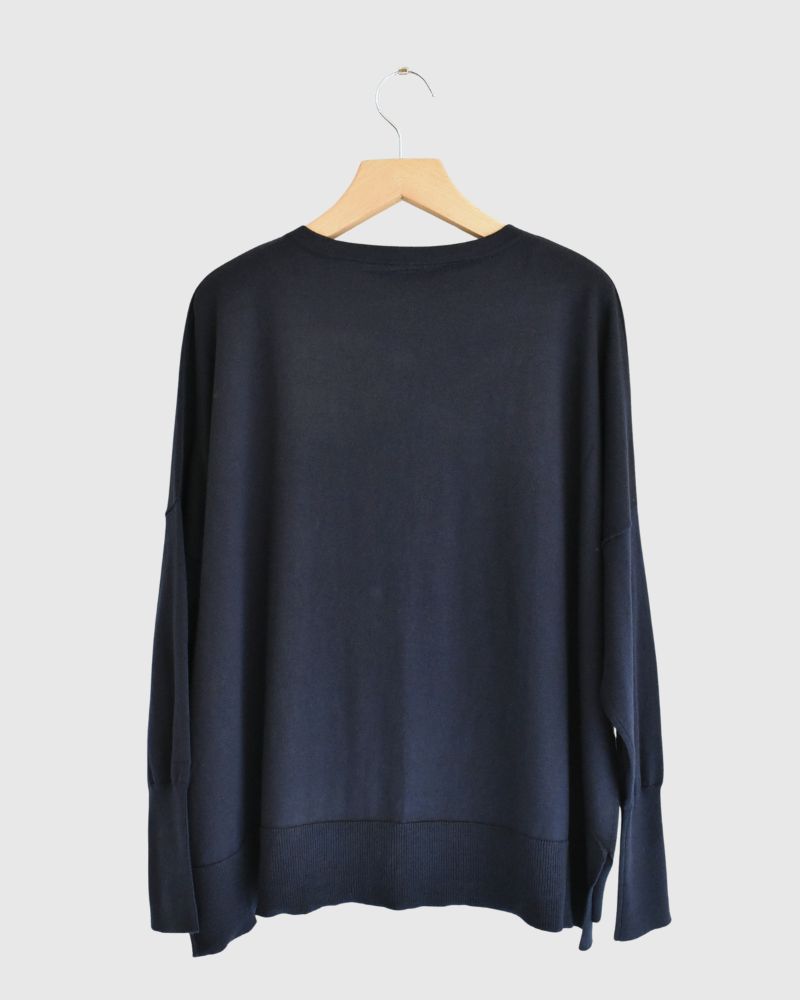 5COLOR 2WAY Cardigan in InkNavy