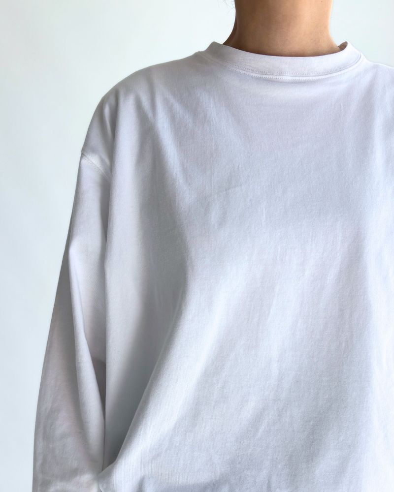 Tuck Cocoon T-shirt in White
