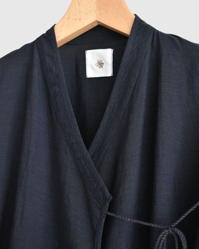Handwoven Cotton Hakeme Cache-coeur in DarkNavy