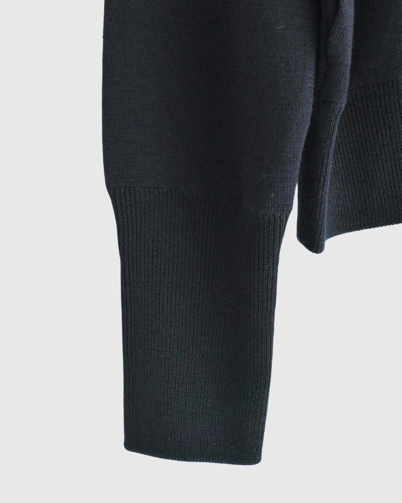 Merino Zip Liner Jacket in Navy