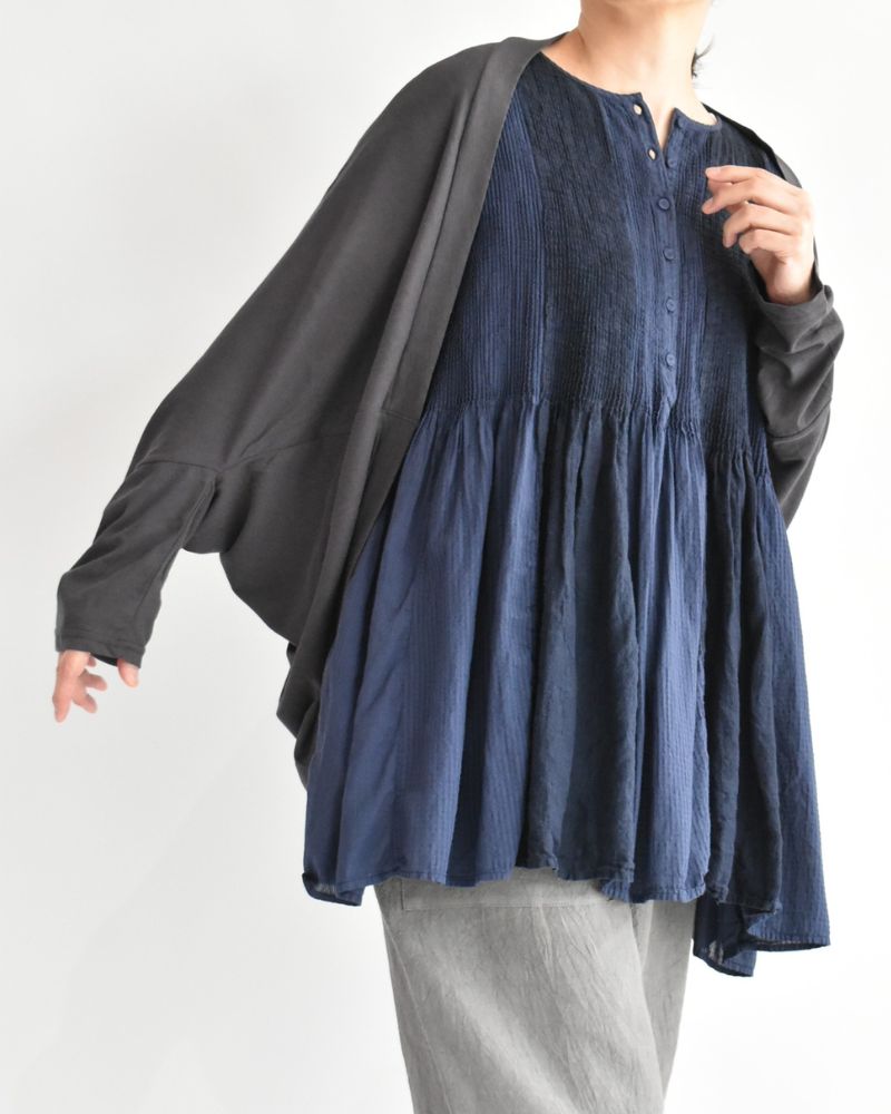 Square bolero 'OLIANA' Charcoal