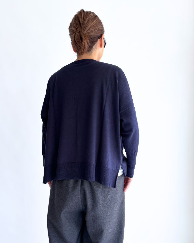 5COLOR 2WAY Cardigan in InkNavy