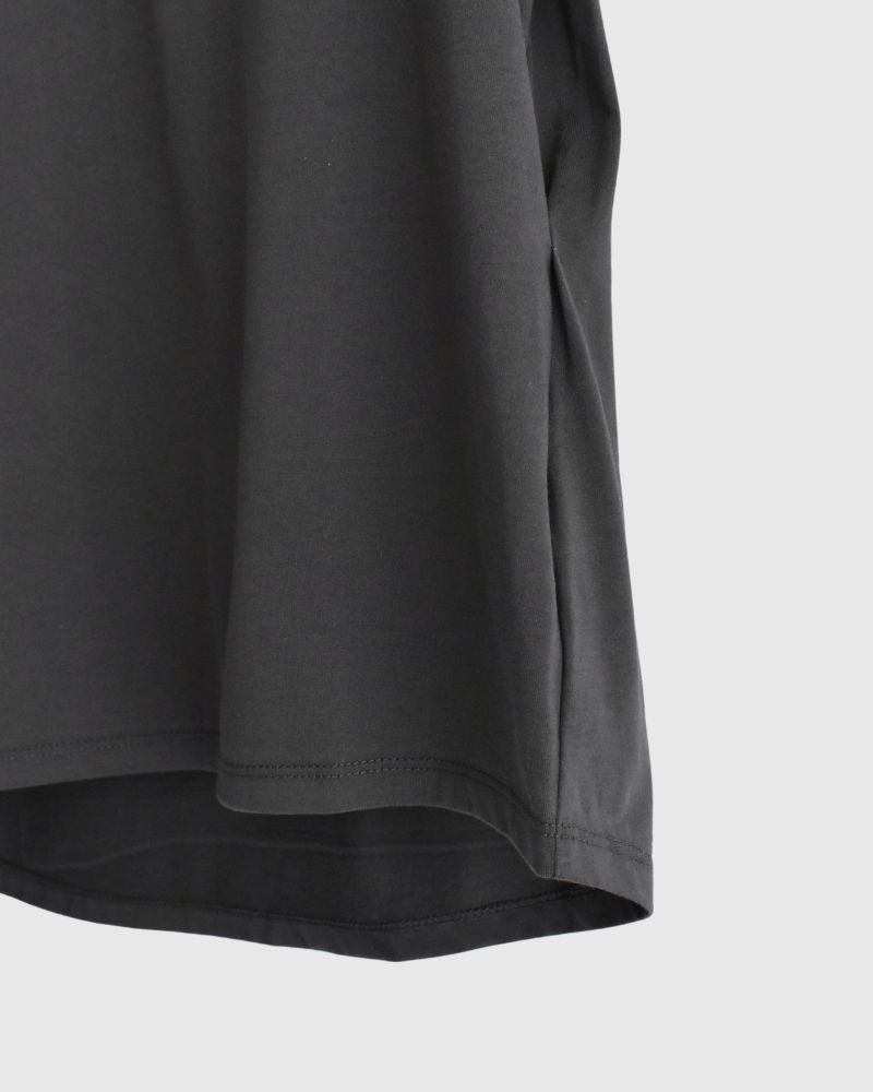 Shoulder Tuck Tank Top in DarkGray
