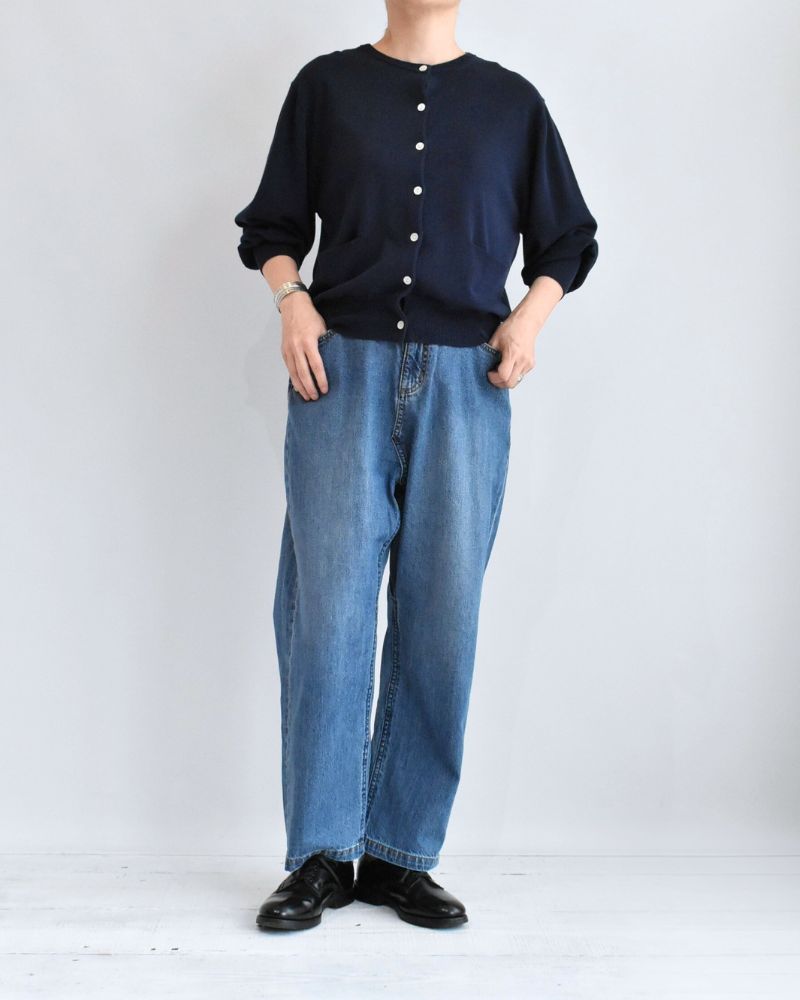 Sarrouel Design Denim Pants 'JENA' in Indigo