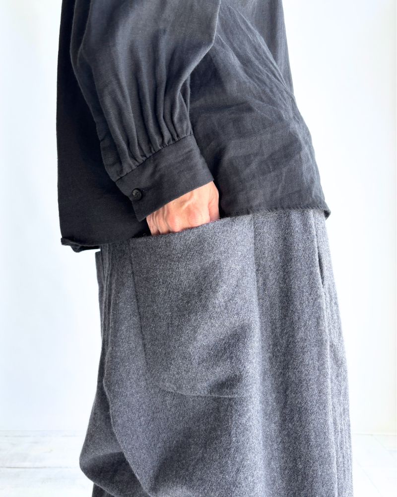Wool Pants in Gray