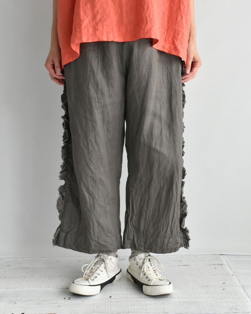 Light Mocha Denim Vivian Pants in Mocha