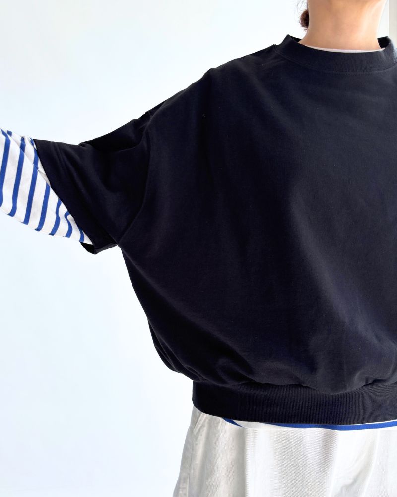 Sweat Cocoon Vest in Black