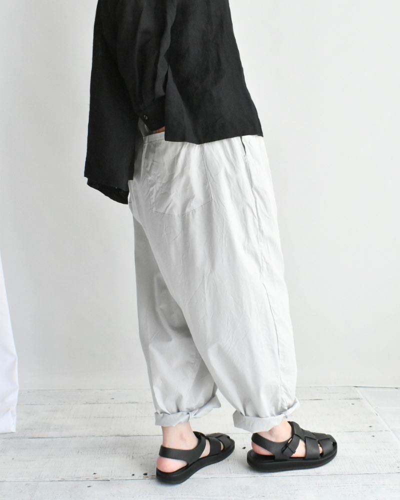 Combed Broad Slow Pants in SilverGray