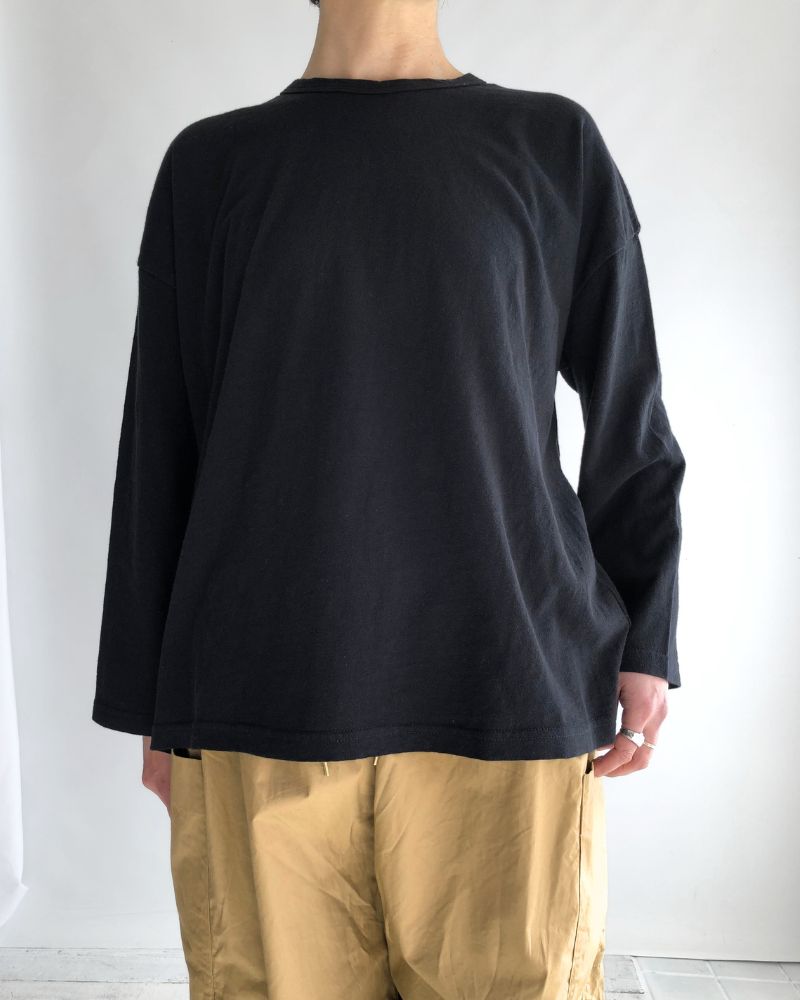 Jersey Pullover in Black