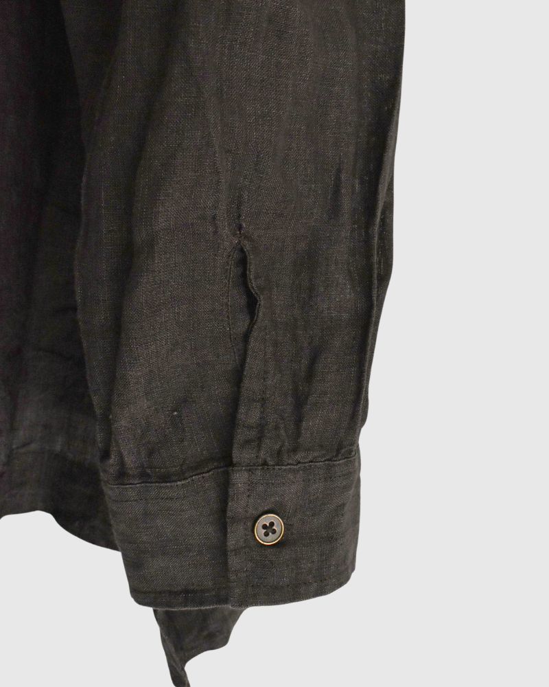 TEORI Linen 6060 Square Shirt in Mocha