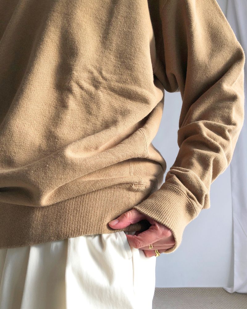 SWEAT SHIRT in BrownCamel