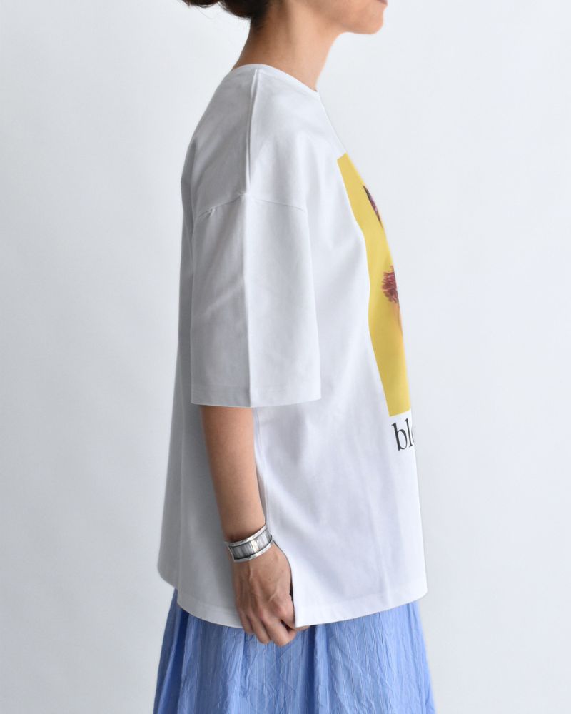 2-Way Graphic Print T-shirt in OffWhite