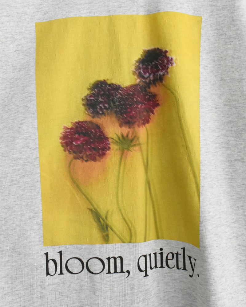 2-Way Graphic Print T-shirt in AshGray