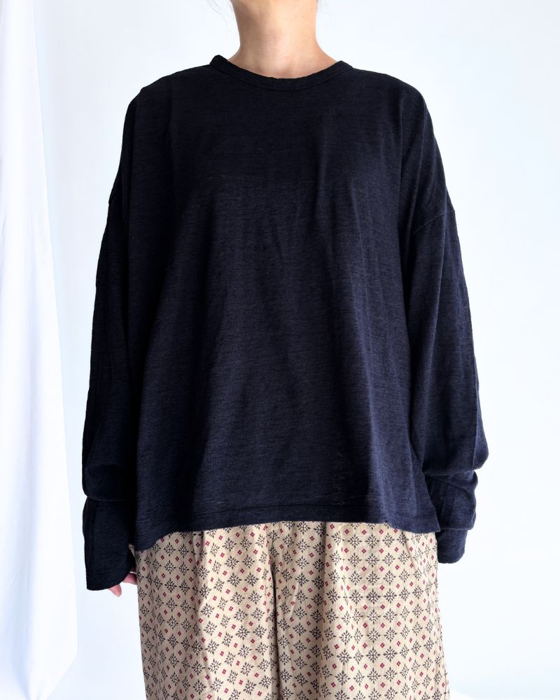 Jersey loose pullover