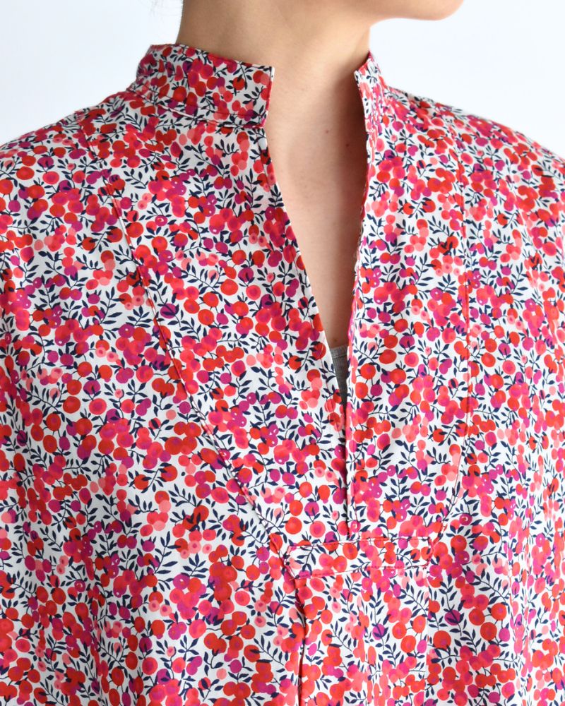 Skipper Shirt (LIBERTY) in WiltshireRed