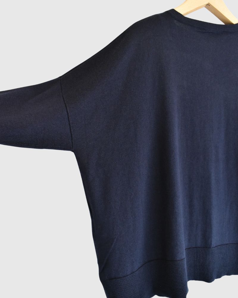 5COLOR 2WAY Cardigan in InkNavy