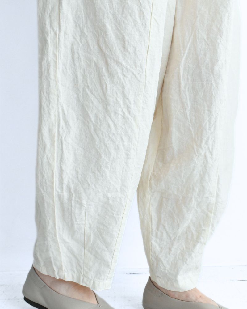 40/- Linen Charlie Pants in Milk