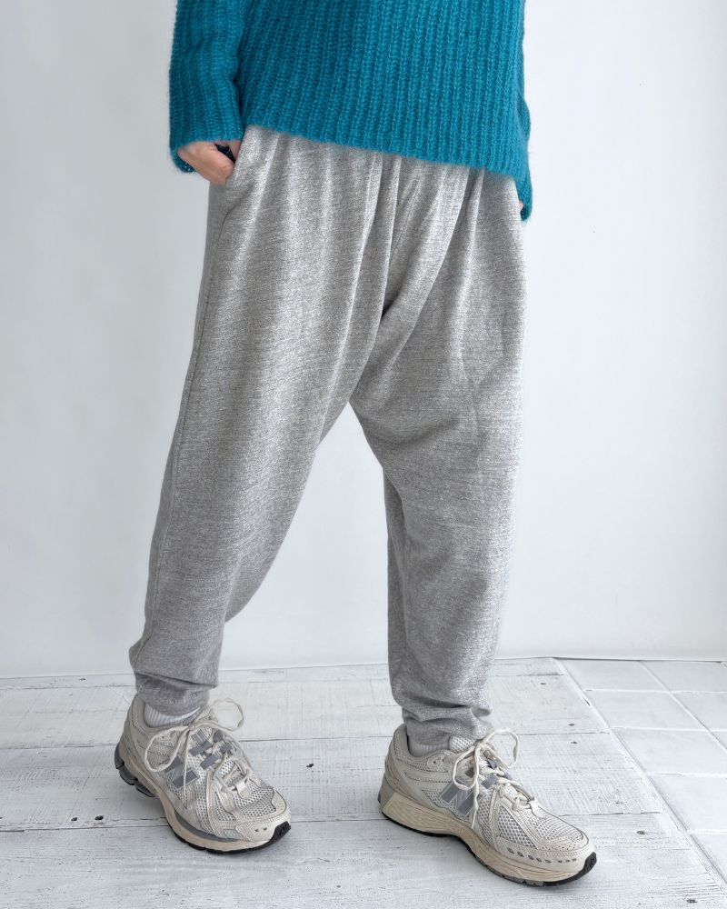 Jersey sarouel pants in Gray