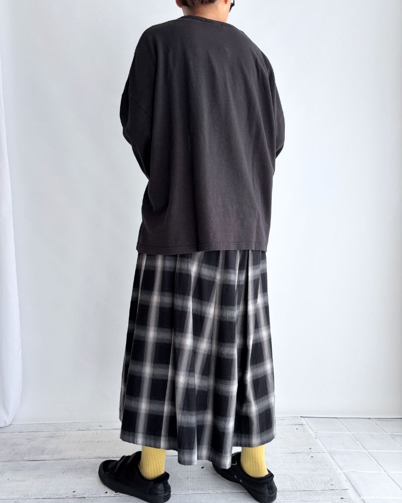 Jersey loose pullover in Black