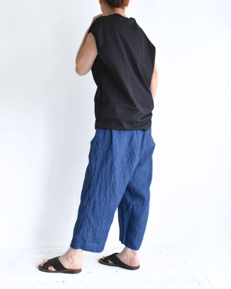 CALM French Sleeve T-shirt in Navy