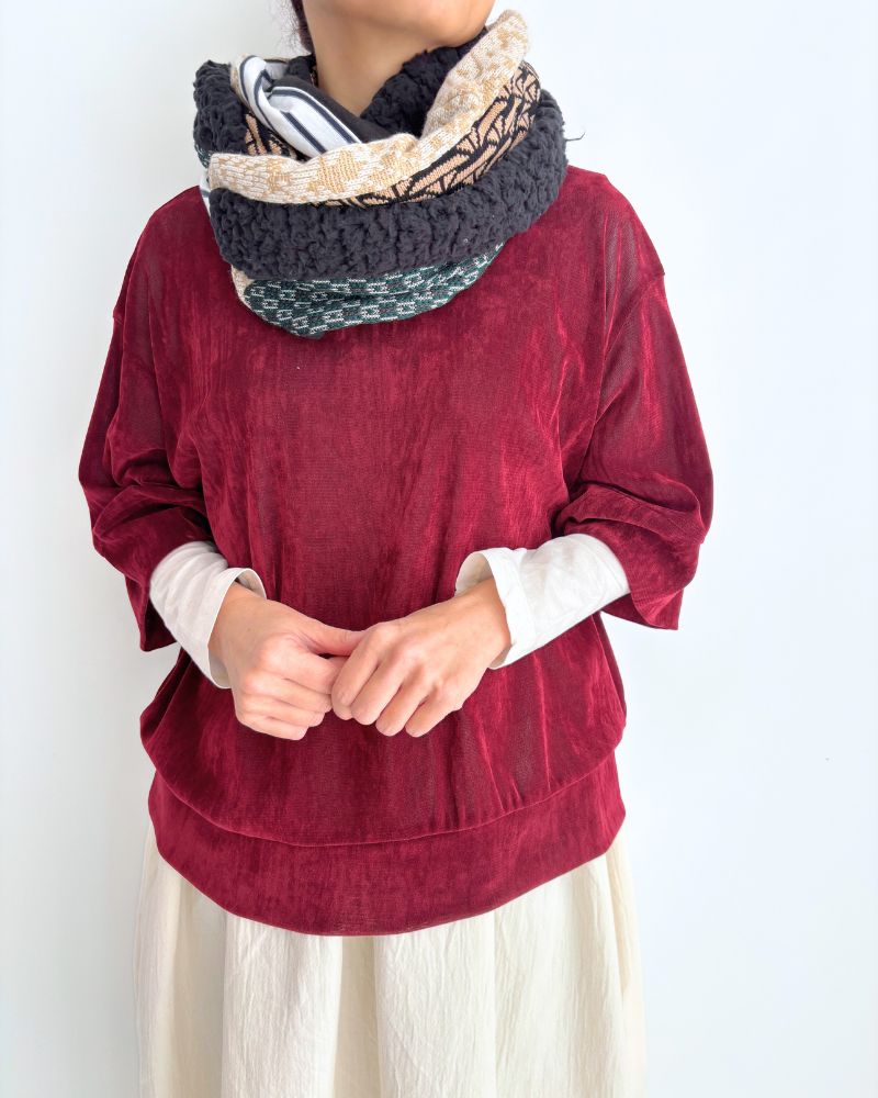 Long Patchwork Snood