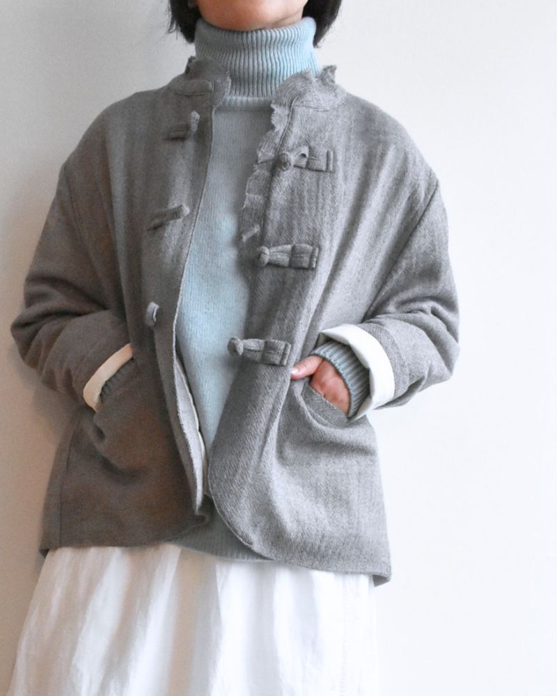 [Pre-order] F/W LA528 Anonymous Wool Gauze China Jacket (Late Oct - Early Nov)
