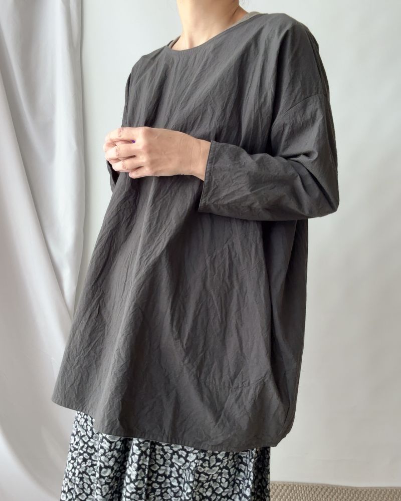 PLAIN TUNIC in CharcoalGray