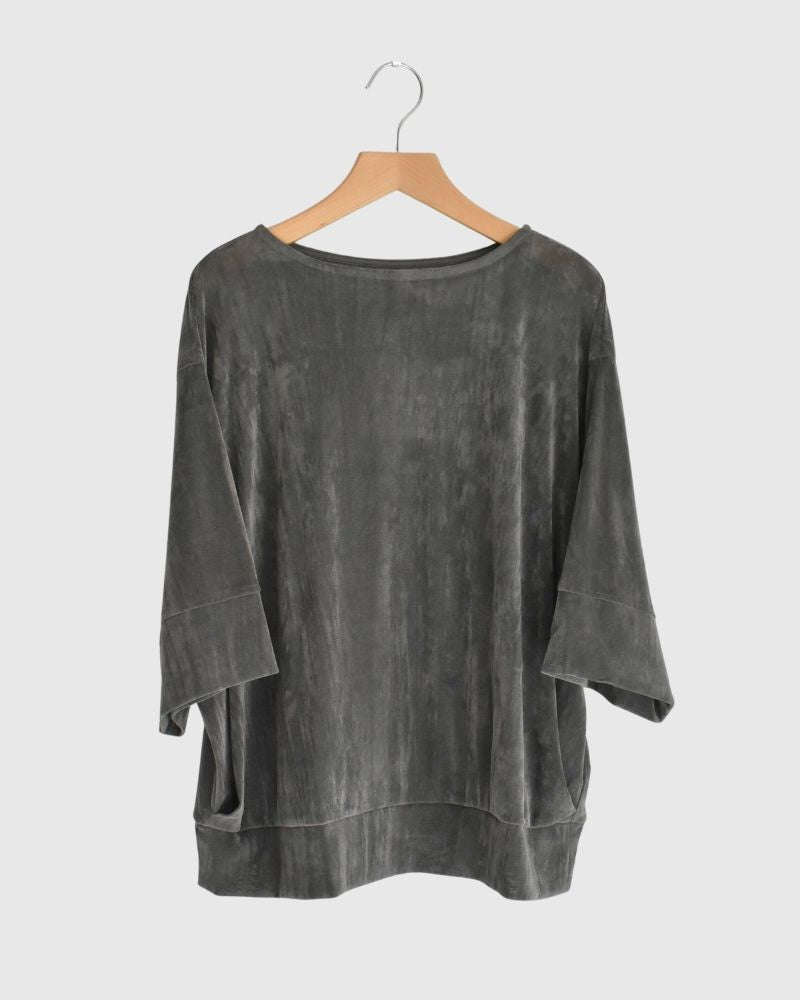 TULLE FLOCKY pullover in CharcoalGray