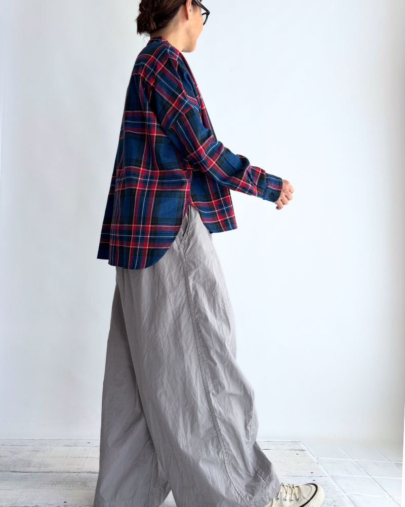 INDIGO Tartan Overshirt in Blue