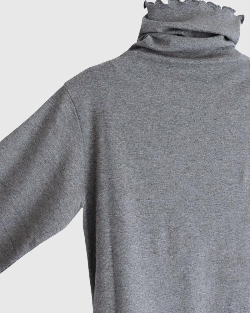 Yak Turtleneck Pullover in Gray