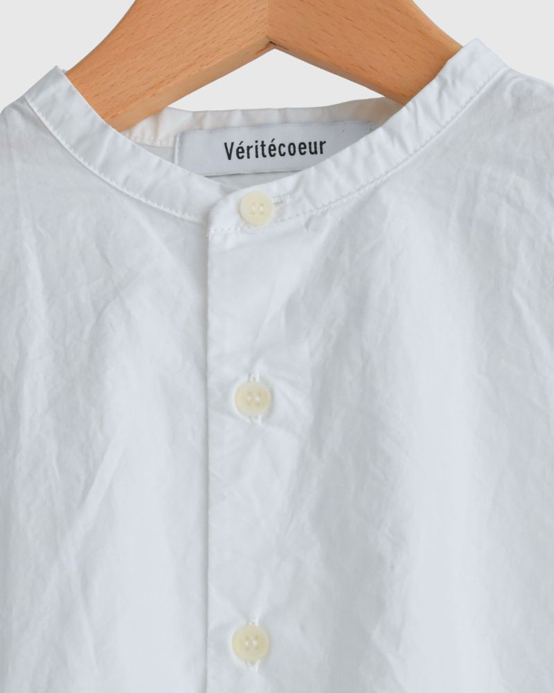 Gathered Blouse in White
