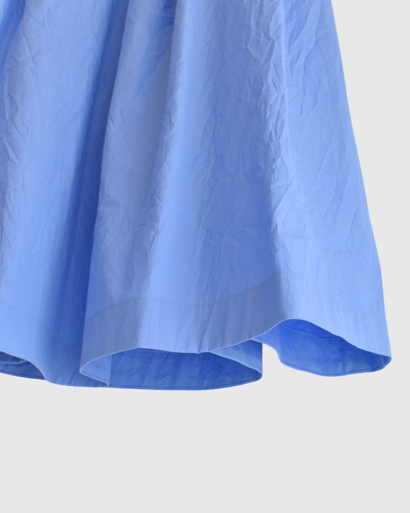 MIRA-CC Tuck Skirt in Sax