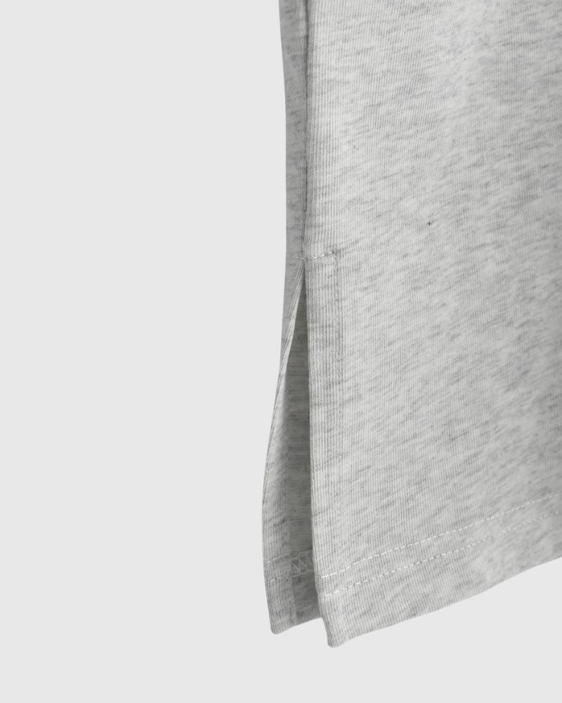 2-Way Graphic Print T-shirt in AshGray