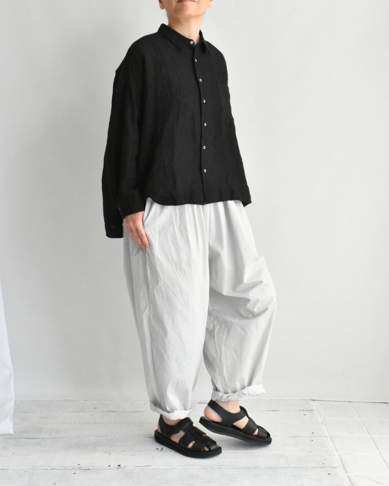 Combed Broad Slow Pants in SilverGray