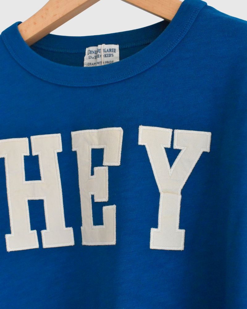 HEY Long Sleeve T-Shirt in Navy