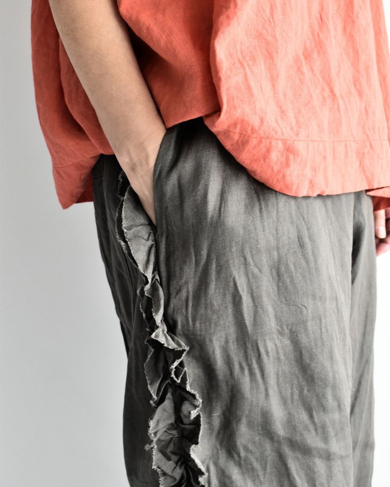 Light Mocha Denim Vivian Pants in Mocha