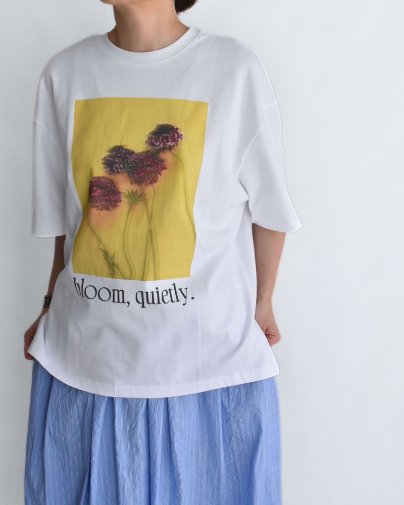 2-Way Graphic Print T-shirt in OffWhite