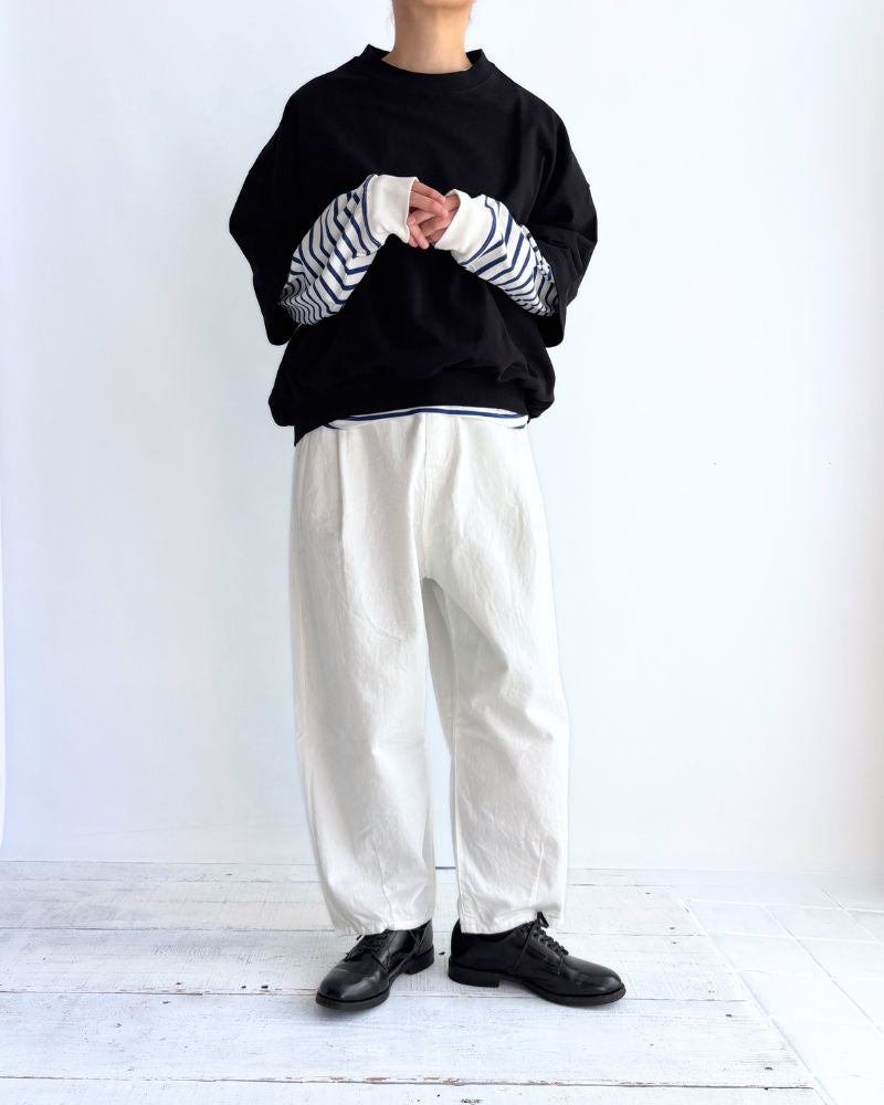 Sweat Cocoon Vest in Black