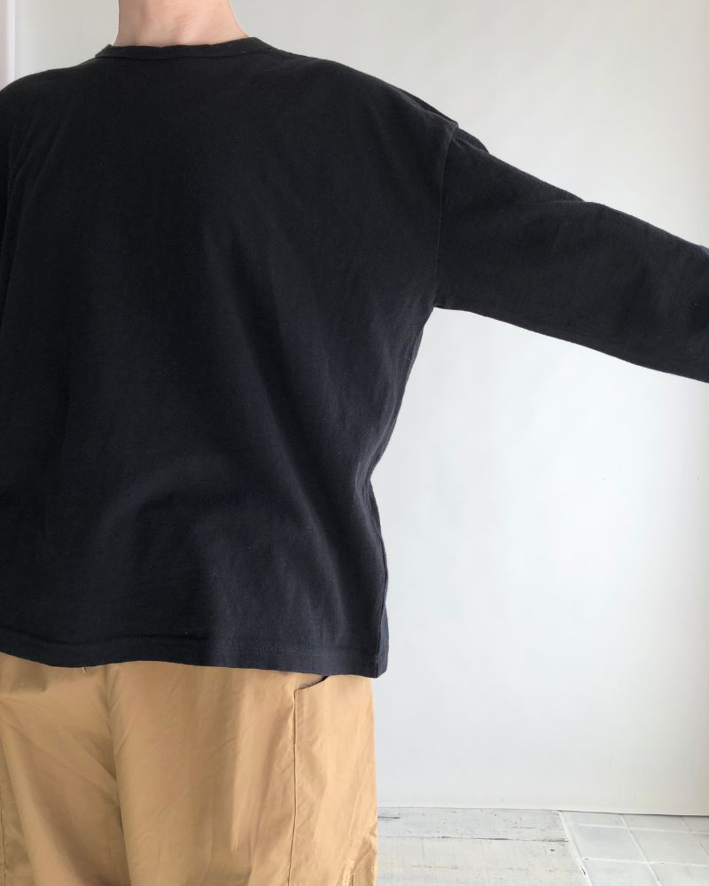 Jersey Pullover in Black