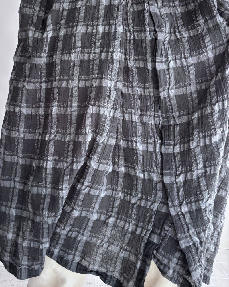 Favorite Check Dress in GrayCheck