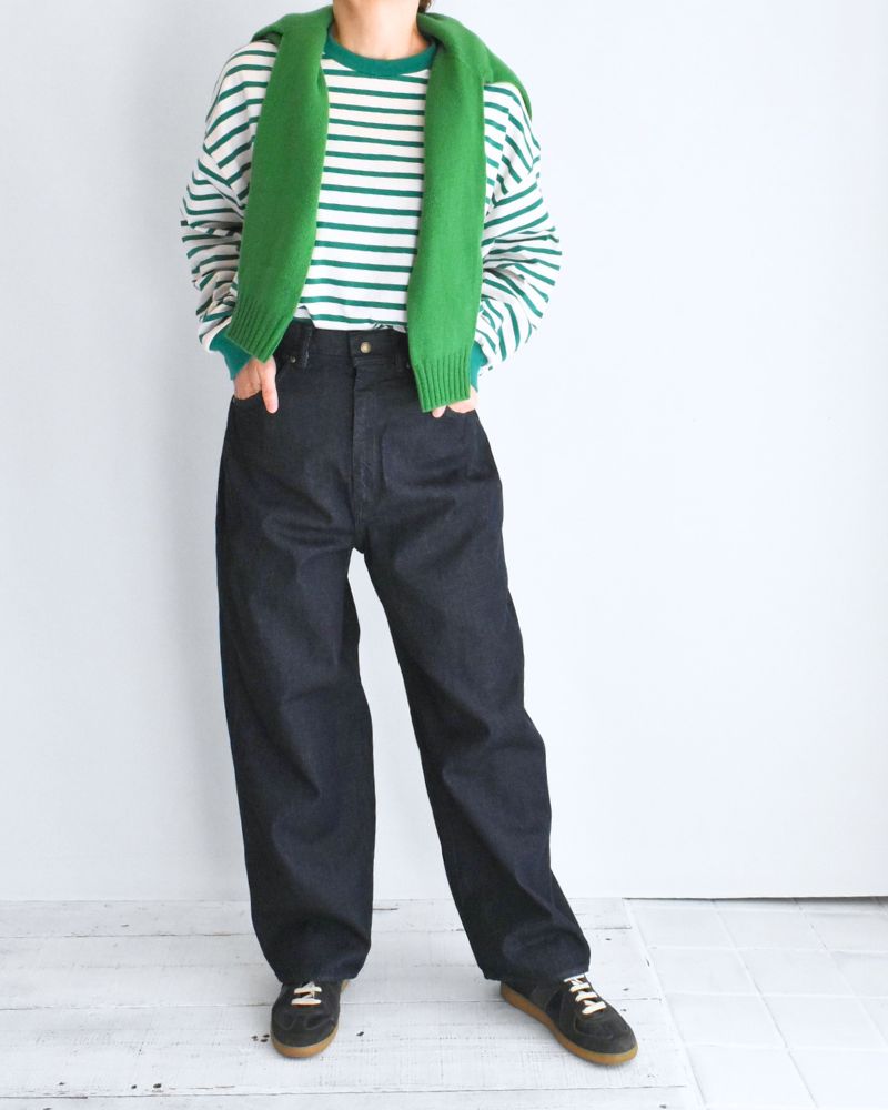 Loose Painter Denim Pants in OneWash