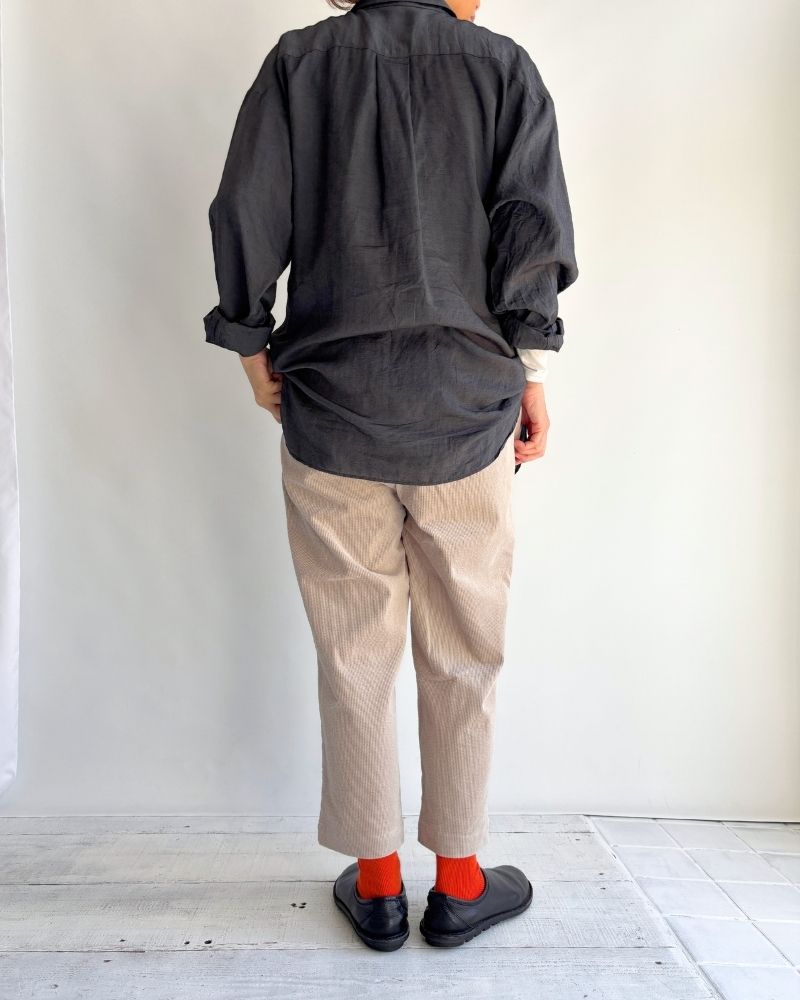11WALE CORDUROY EASY TAPERED PANTS in Beige